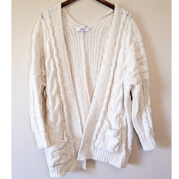 Carly Jean Los Angeles Sweaters - Carly Jean Los Angeles Aubrey Chunky Knit Cardigan